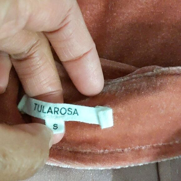 Tularosa Wrap Style Velvet Tixture Skirt Size S - Picture 4 of 5